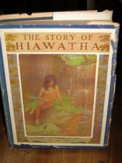 The Story Of Hiawatha by Longfellow, Edwards Illustrated M. L. Kirk 