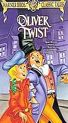 Oliver Twist Animated VHS, 1999, Warner Brothers Classic Tales Clam 