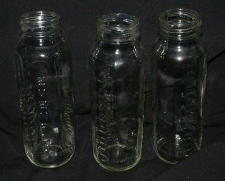 clear glass baby bottles 8 oz vintage baby bottles