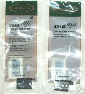 Weaver 48500 #35M /48444 #421M base for Remington, model 7 and 673