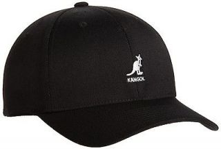 AUTHENTIC KANGOL BLACK HAT WOOL FLEXFIT BASEBALL CAP 8650BC. LOWEST 
