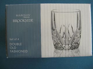 waterford marquis crystal brookside 4 dof glasses nib  37 