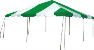 20x20 green white west coast frame tent party tent time