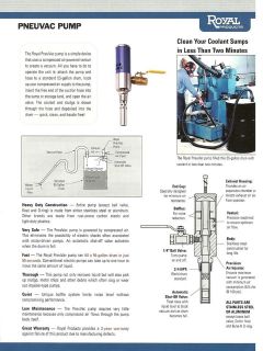 royal pneuvac pump kit stainless steel 55 gallon drum time