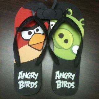 Angry Birds Unisex Adult Flip Flops Sandals New size 14 quick 