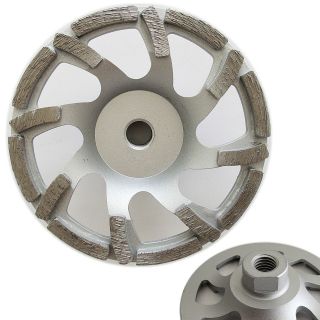 double row diamond grinding cup wheel for concrete time