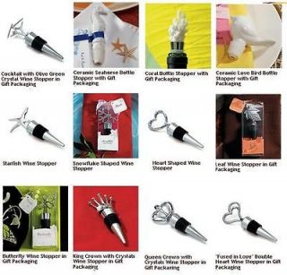   PARTY DECORATIVE GIFT FAVOR 7ct WINE / CHAMPAGNE BOTTLE STOPPERS