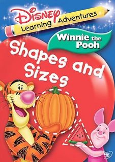 Disney Learning Adventures Winnie The Pooh Shapes And Sizes DVD, 2006 