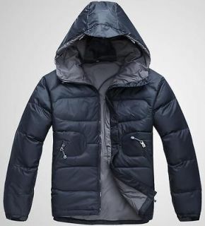   Outdoor Mens Lightness Duck Down Jacket Hooded Winter Warm M L XL XXL