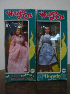 Newly listed WIZARD OF OZ DOROTHY TOTO GLINDA / figure doll / MEGO 
