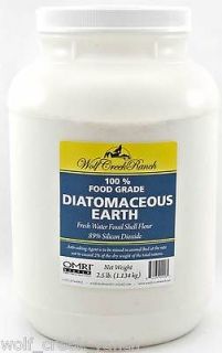 diatomaceous earth food grade 2 5 lbs jar perma guard