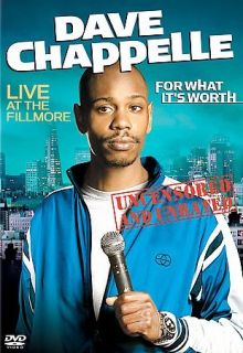 Dave Chappelle   For What Its Worth (DVD, 2005) Stand Up Comedy
