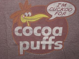 COCOA PUFFS Cereal General Mills bird ViNtAgE ReTrO nEw MENS M 