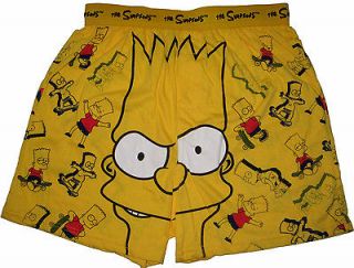   SIMPSON Mens funny comfy cotton boxer shorts sleepwear XL   W 40 42