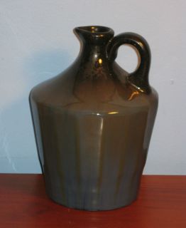 fulper pottery jug pitcher green blue arts crafts as is
