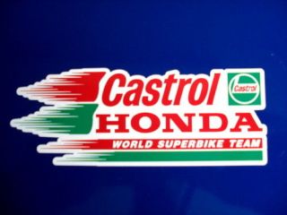 castrol honda superbike team stickers from united kingdom