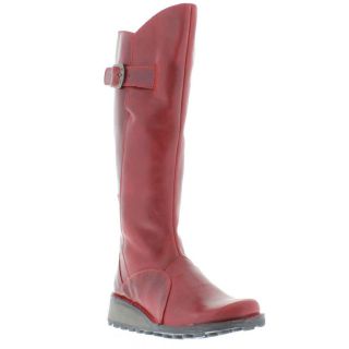 Fly London Boots Genuine Mol Womens Boot Red Sizes UK 4   8