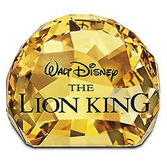 swarovski disney lion king title plaque bnib coa time left