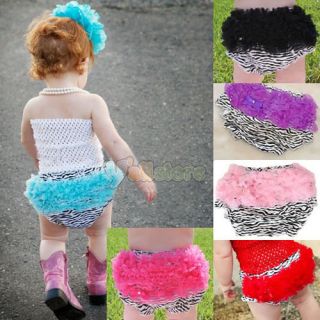 New Girl Baby Ruffle Pants 0 2Y Lace Diaper Cover Bloomers Skirt Free 