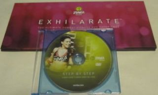 ZUMBA EXHILARATE  STEP BY STEP DVD  BODY SHAPING SYSYEM DVD LOSE 