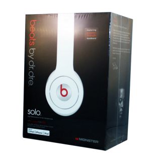 Beats™ by Dre SOLO™ High Performance On Ear Headphones (White 