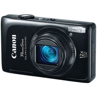 Canon PowerShot HS 12 Megapixel Digital Camera ELPH 510 BLACK