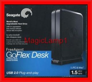 Seagate GoFlex Desk 1 5 TB External 7200 RPM STAC1500100 Hard Drive 