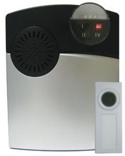 Long Range 1000 ft Wireless Loud Doorbell System with Flashing Light 