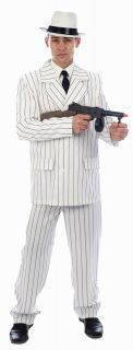Chicago Gangster 20s and 50s Mens Fancy Dress Costume and Hat Medium 