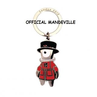 London 2012 Olympics Mascots Keyring Official Souvenir Gift Mandeville 