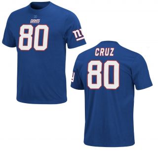 New York Giants Victor Cruz Eligible Receiver Name and Number Jersey T 