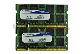 NEW Axiom 2GB (2X1GB) PC2 6400 DDR2 800MHz SODIMM Laptop Memory
