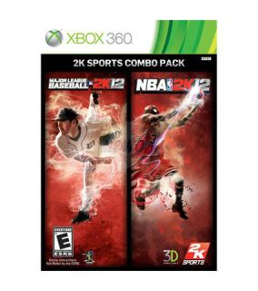 2K Sports MLB 2K12 NBA 2K12 Combo Pack Xbox 360 2012