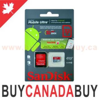 SanDisk 32GB Ultra Micro SDHC SD HC 30MB s Class 10 UHS I Android 