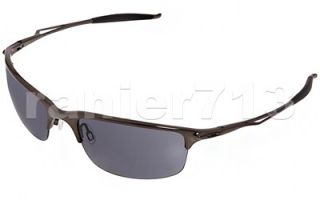New Oakley Half Wire 2 0 Sunglasses Black Chrome Grey