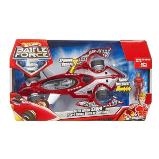 HOT WHEELS BATTLE FORCE 5 SABER VERT WHEELER NEW