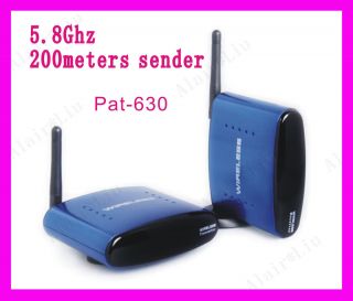 8Ghz 200meters sender Audio Video AV Wireless Transmitter and 