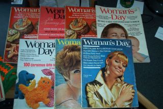 WOMANS DAY Magazine LOT OF 7 ISSUES 1967 JAN JUNE JULY SEPT OCT NOV