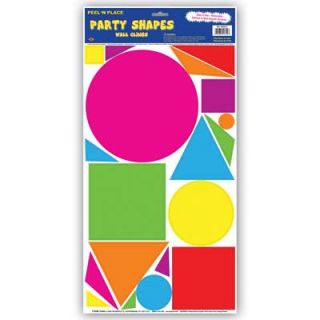 80 s shapes peel place decoration retro party themed peel