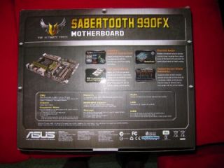 ASUSTeK COMPUTER SABERTOOTH 990FX, AM3/AM3+   BOX ONLY, No motherboard 