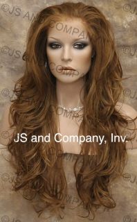 Back in Stock Heat Safe Swiss Lace Front Wig Realistic Red Blonde Mix 