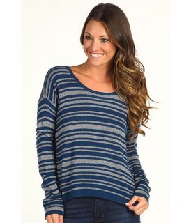 California Shimmer Stripe Cashmere Blend Sweater    