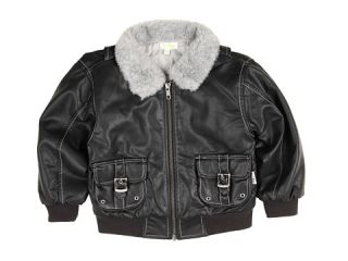 le top   Out of this World Faux Leather Flight Jacket w/ Fur Collar 