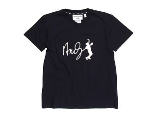 Lacoste Kids Boys S/S V Neck T Shirt w/ Andy Roddick Graphic (Little 