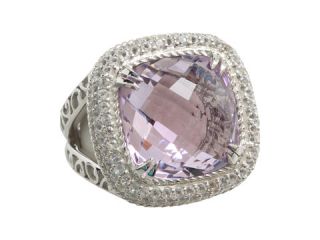 delatori pink amethyst and crystal ring $ 595 00 delatori