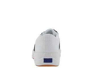 Keds Kids School Days II (Youth) White/Navy Leather    