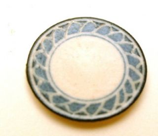   Dollhouse Accessory Plates Blue and White by J Clark 1980