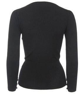 Alannah Hill He DoesnT Love Me Top Black Size 10 RRP $219
