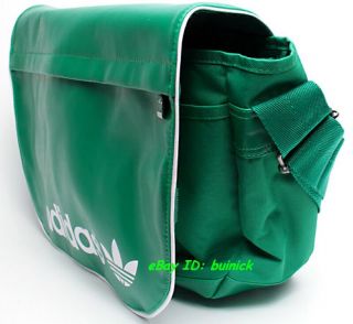 Adidas ADICOLOR Messenger Bag Green White Travel Flight Shoulder 2012 