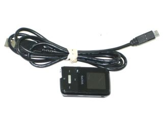 100 % functional sandisk sansa clip+ 4gb black mp3 player